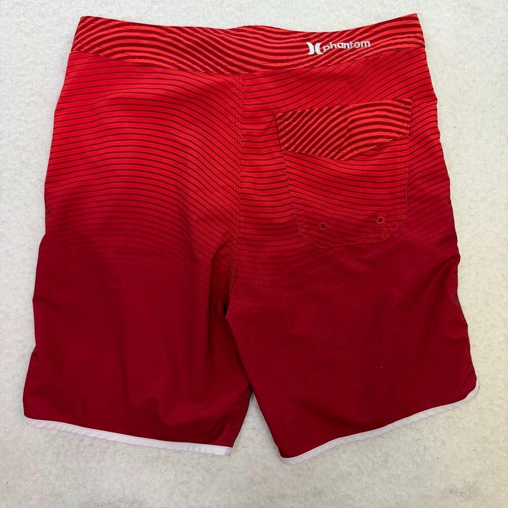 Hurley Men's Red Phantom USA Olympic Team Board Surf Swim Shorts Size 30 - Picture 3 of 8